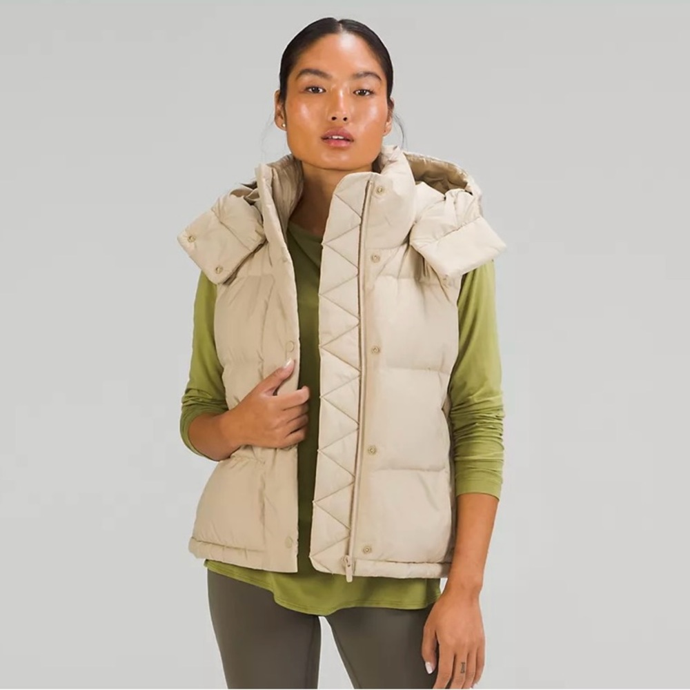 Lululemon wunder puffer vest oversized vest